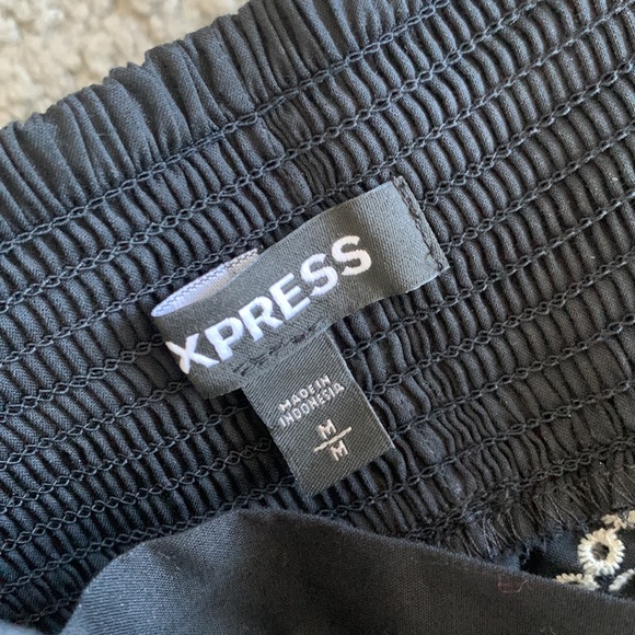 Express Low Back Black Peplum Tank, Medium NWOT - Picture 5 of 6